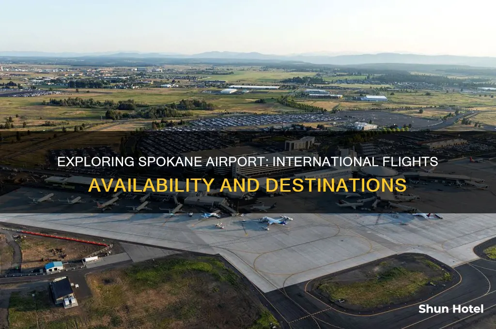does spokane airport have international flights