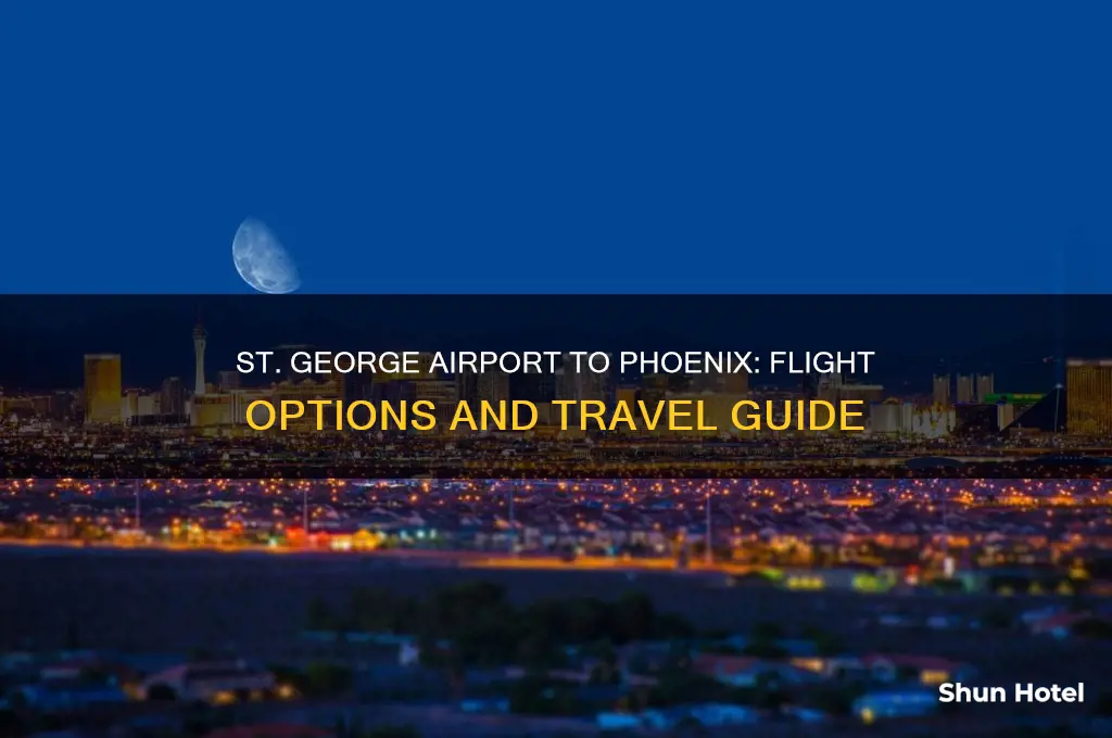 does st george airport fly to phoniex