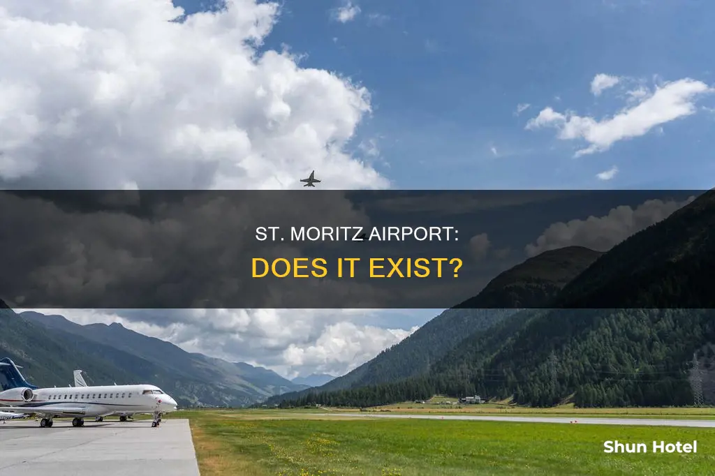does st moritz have an airport