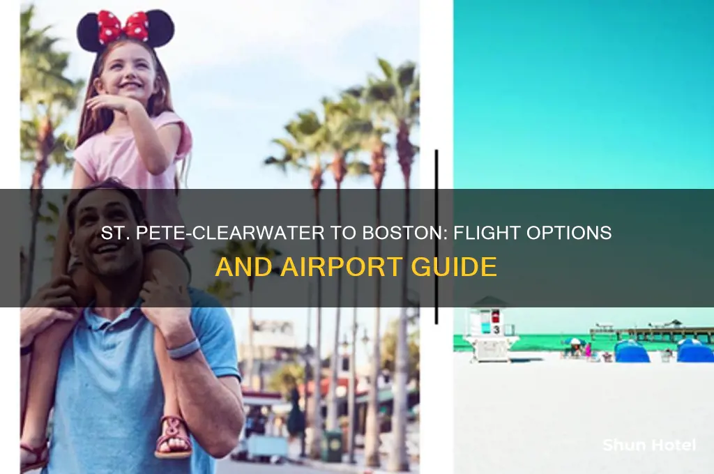 does st peter clearwter airport fly to boston logan
