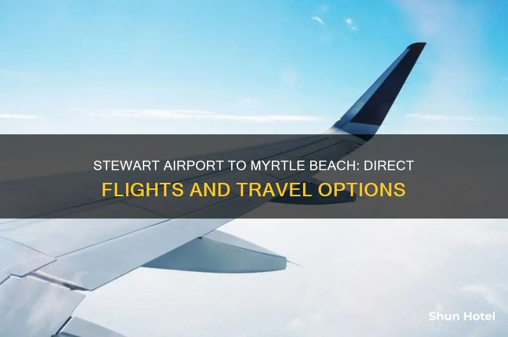 does stewart airport fly to myrtle beach