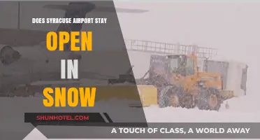 Syracuse Airport Snow Operations: Open During Winter Storms?
