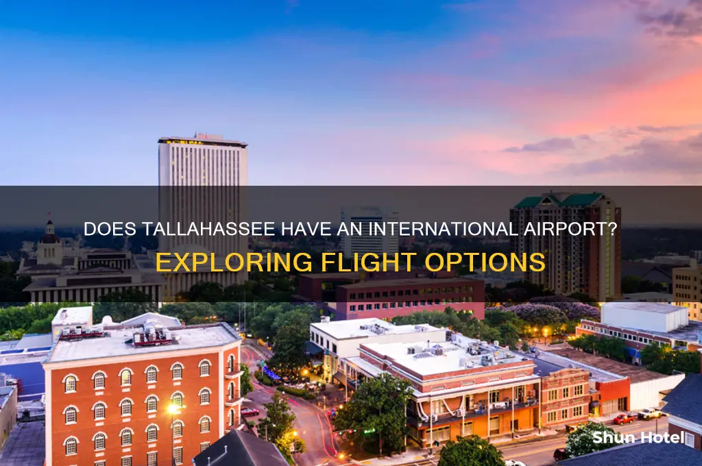 does tallahass3e have an international airport
