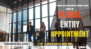 Tampa International Airport: Walk-In Global Entry Appointments Availability Explained