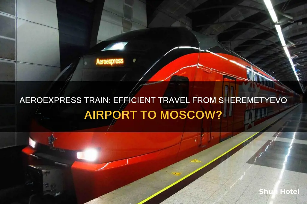 does the aeroexpress train from sheremetyevo international airport