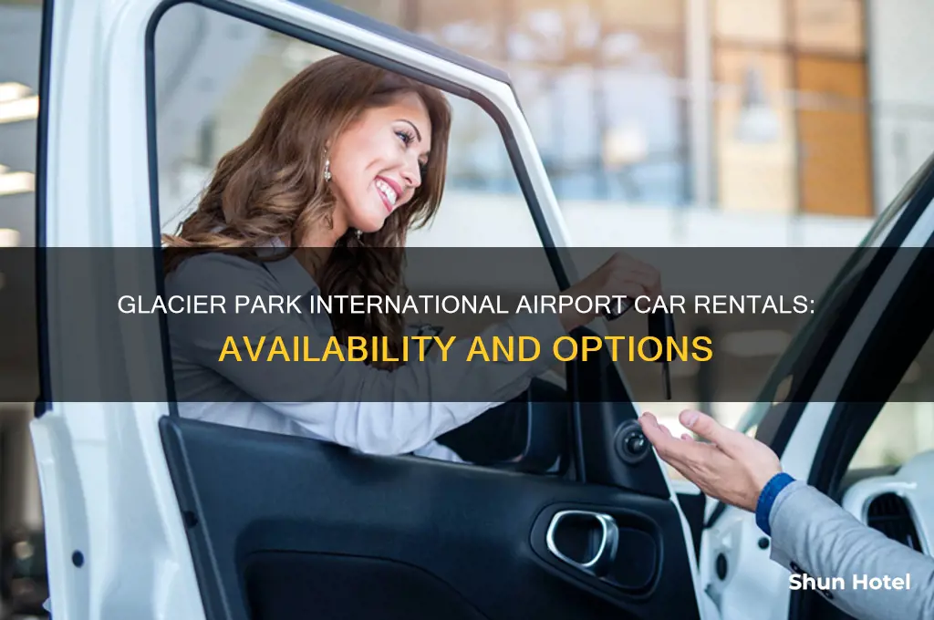 does the glacier park international airport have car rentals