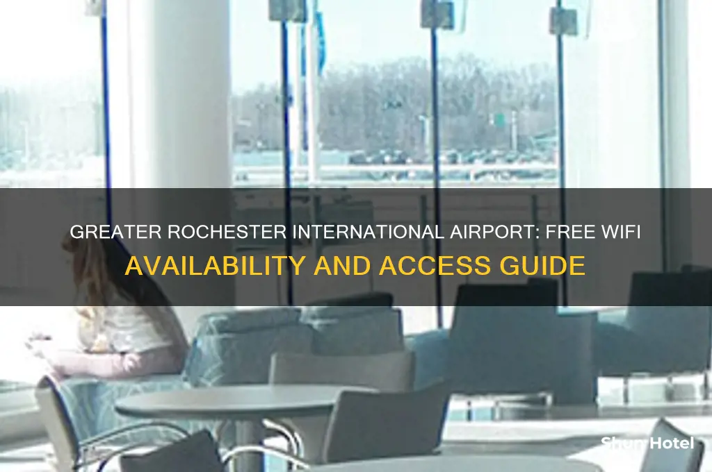 does the greater rochester international airport have free wifi