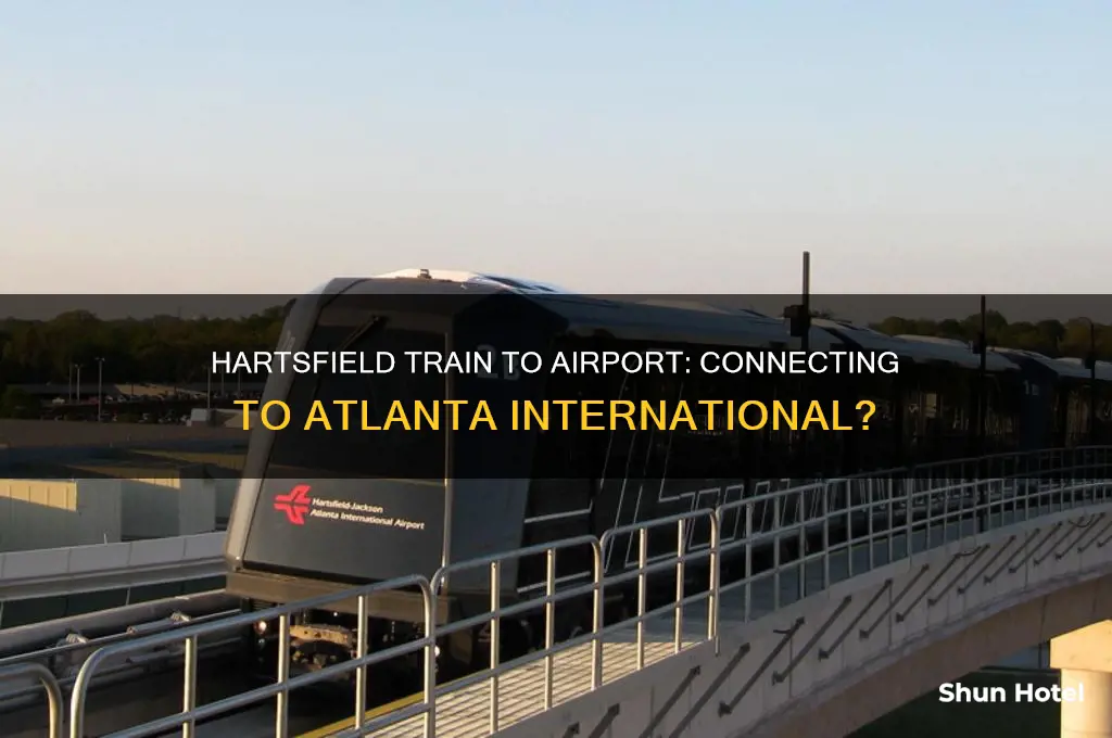 does the hartsfield train run to the international airport