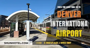 Does Denver's Light Rail Connect to the International Airport?
