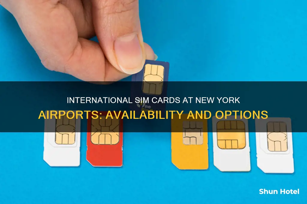 does the new york airport sell international sim cards