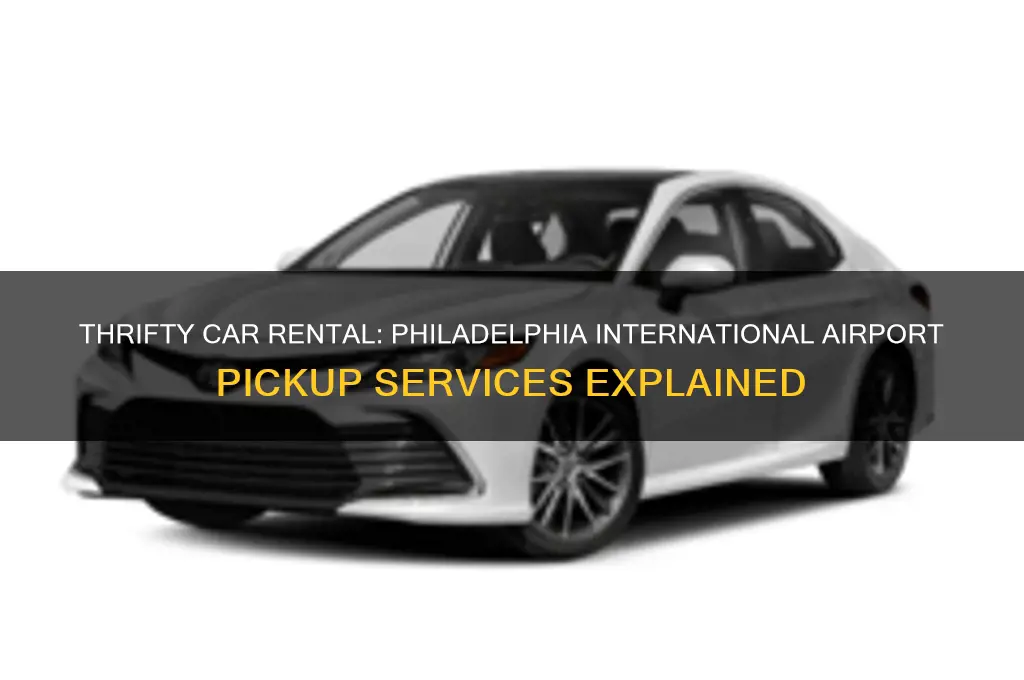 does thrifty pick up at philadelphia international airport