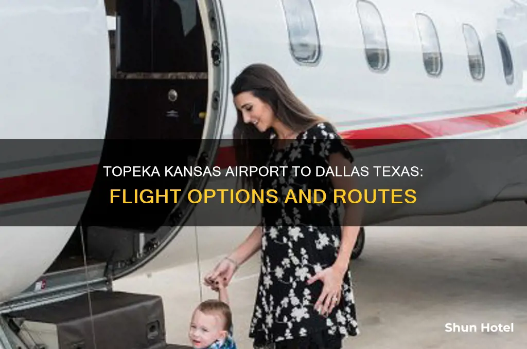 does topeka kansas airport fly out to dallas texas