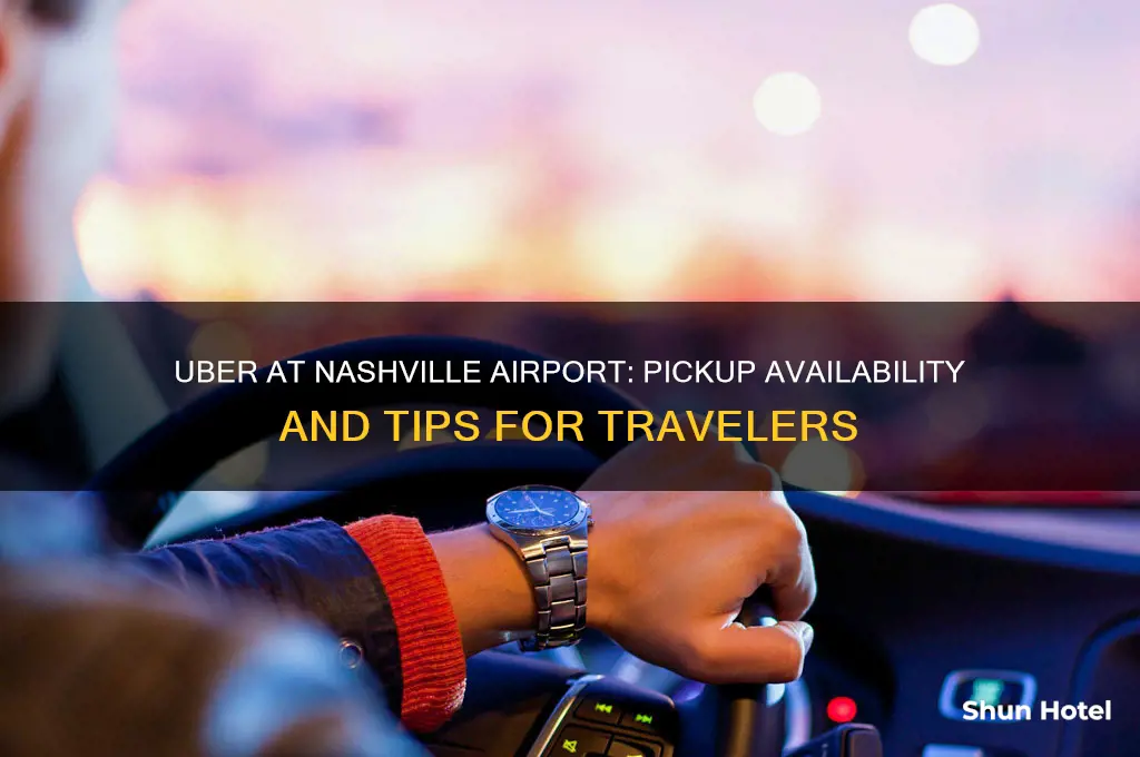 does uber pickup at nashville international airport