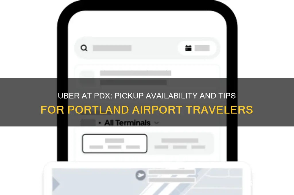 does uber pickup at portland international airport