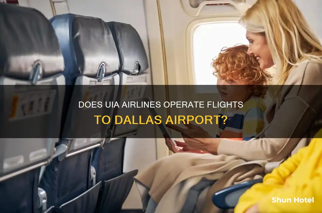 does uia airlines fly to dallas airport