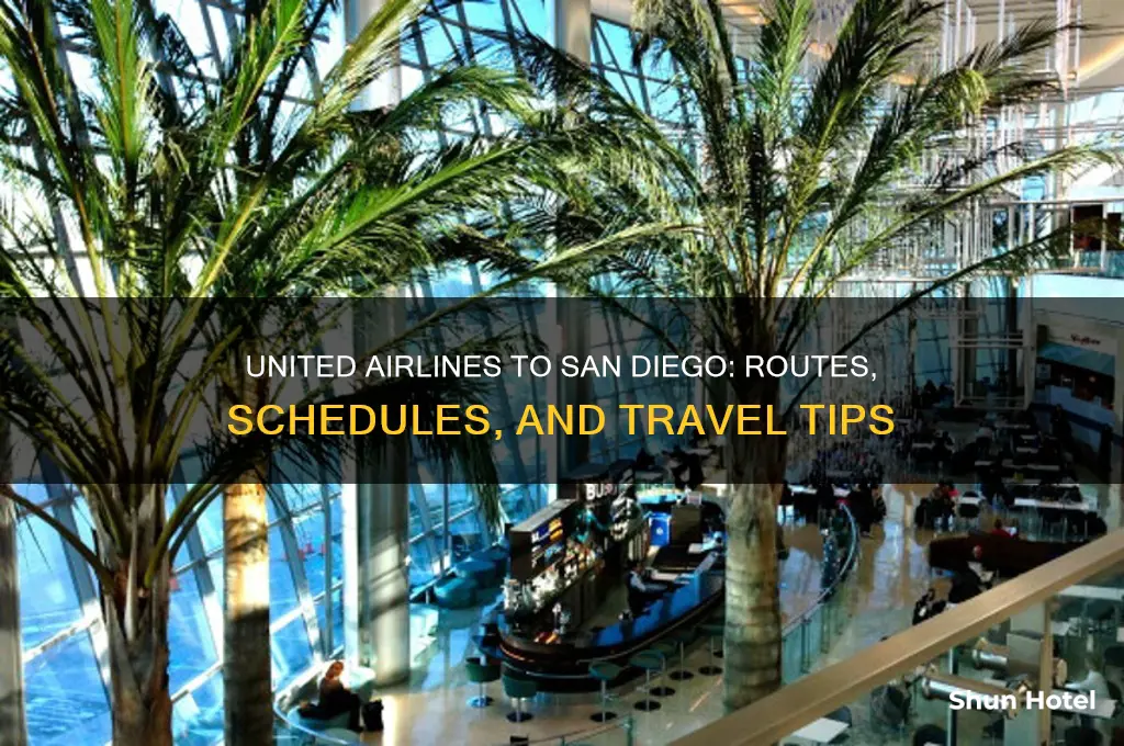 does united airlines fly to san diego airport