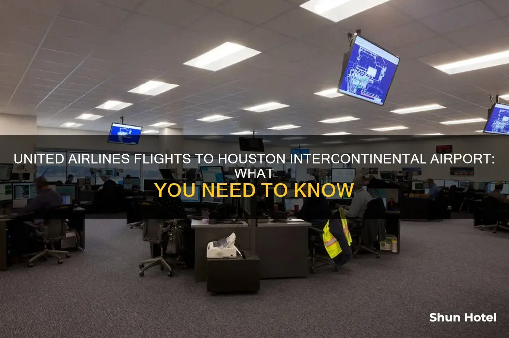 does united fly into houston itercontinental airport