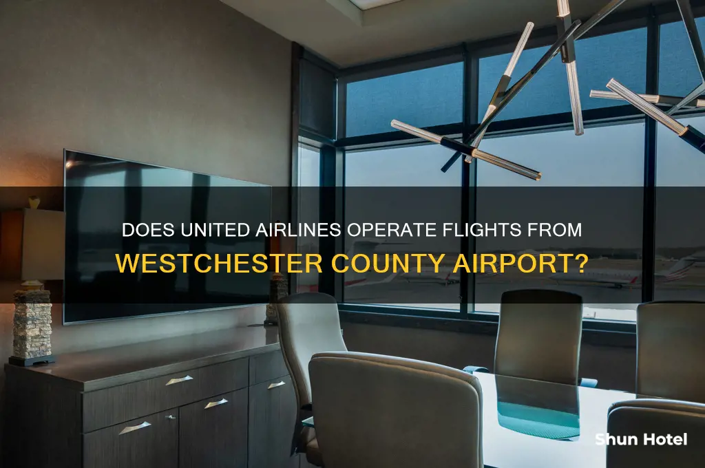 does united fly out of westchester airport