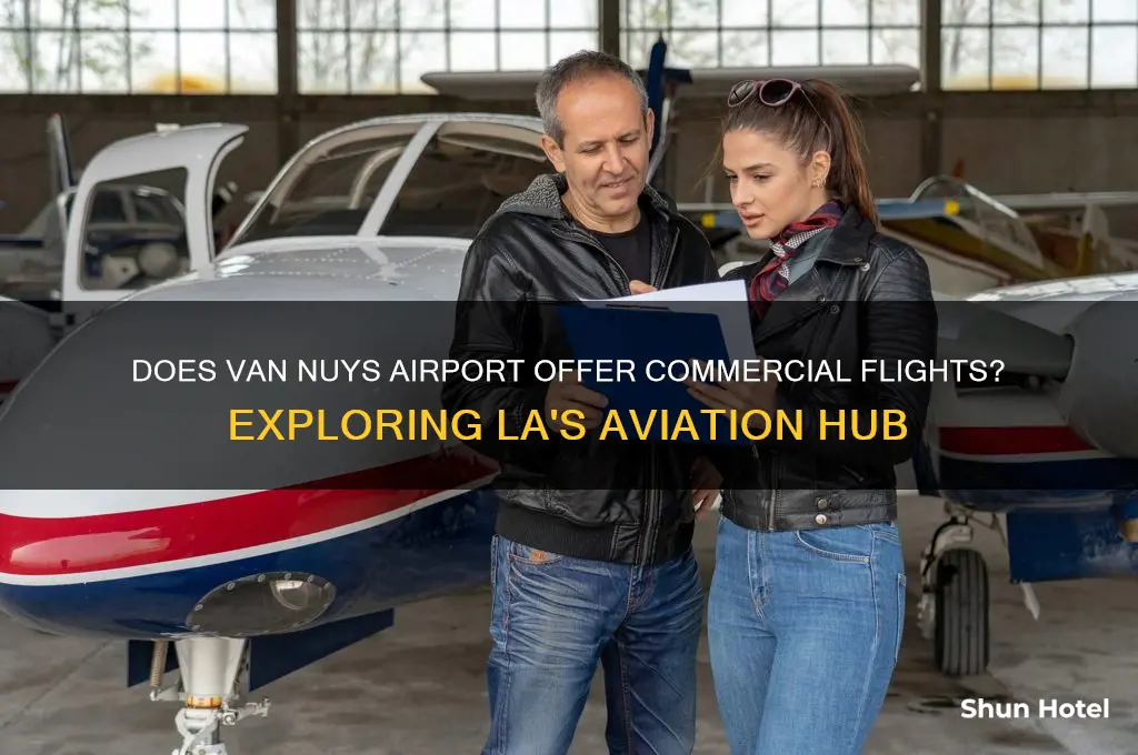does van nuys airport fly commercial flights