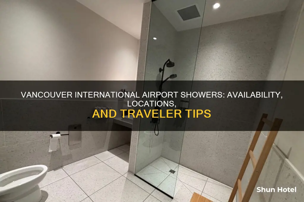 does vancouver international airport have showers