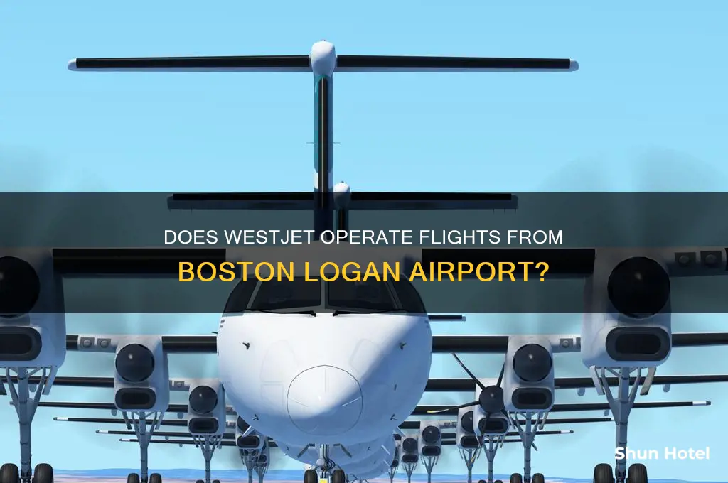 does west jet fly out of logan airport