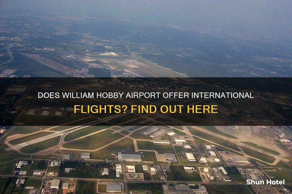 does william hobby airport have international flights