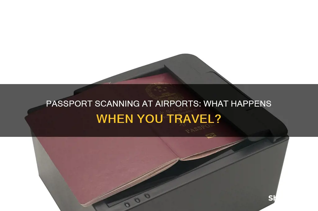 does your passport get scanned at the airport
