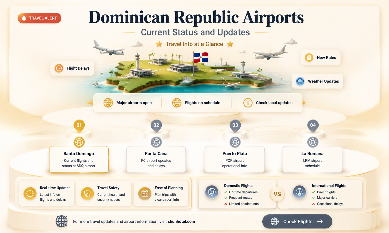 are airports in dominican republic open