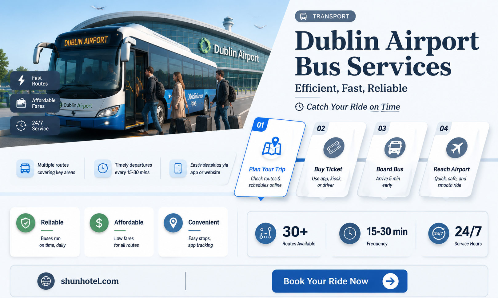 are buses running from dublin airport