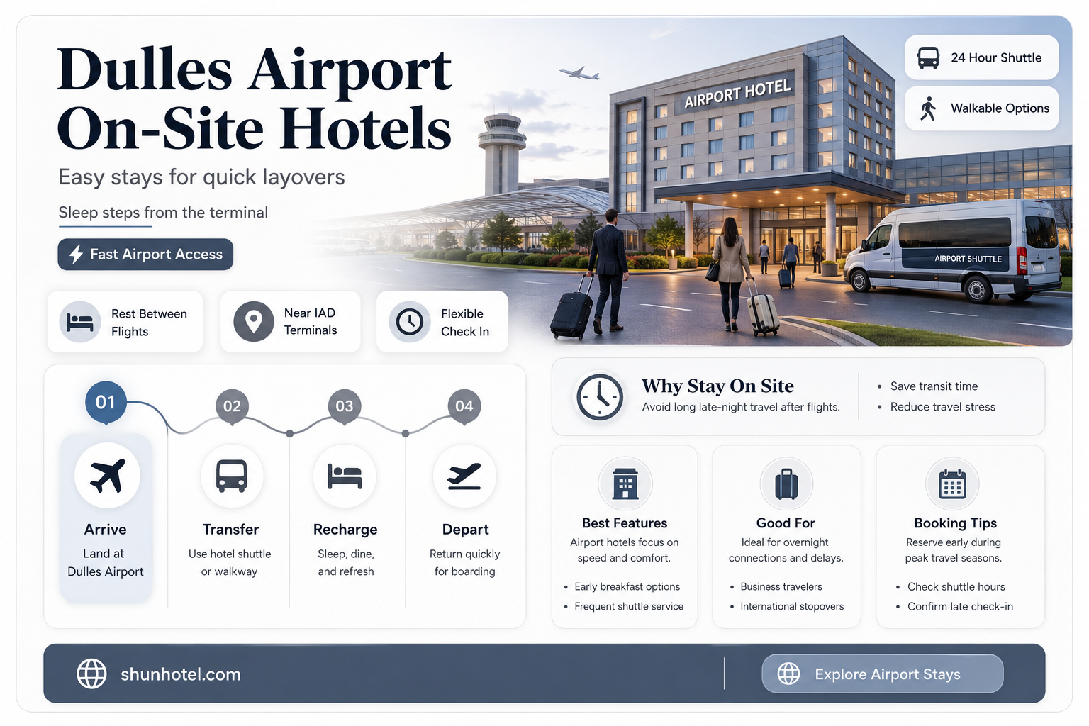 are there hotels at dulles airport