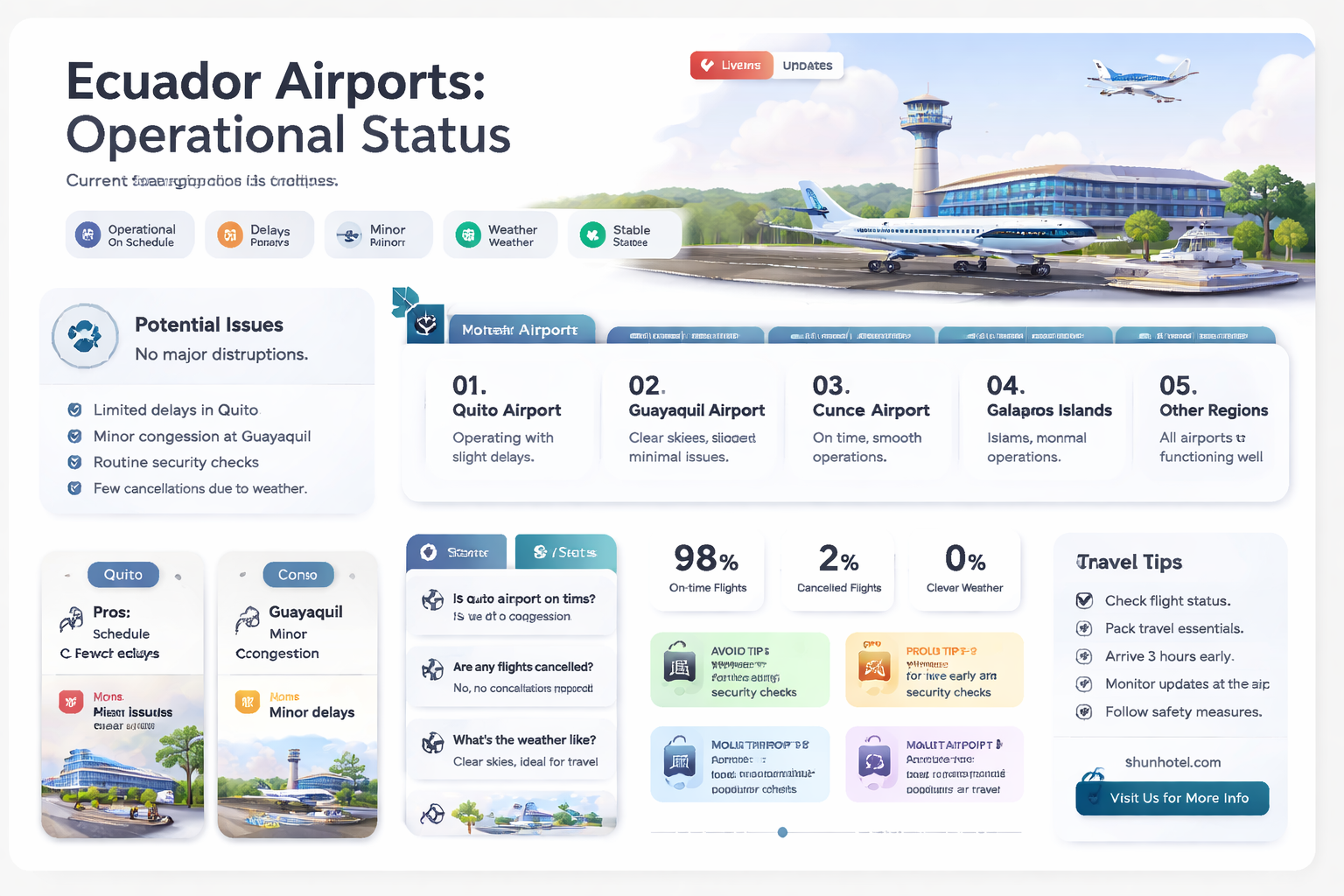 are airports in ecuador open
