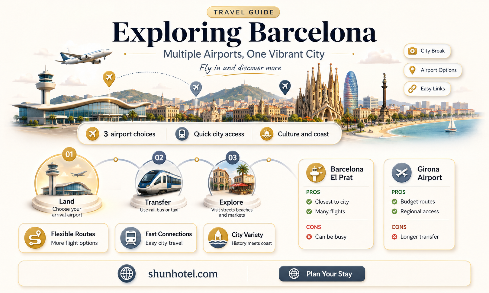 are there 2 airports in barcelona