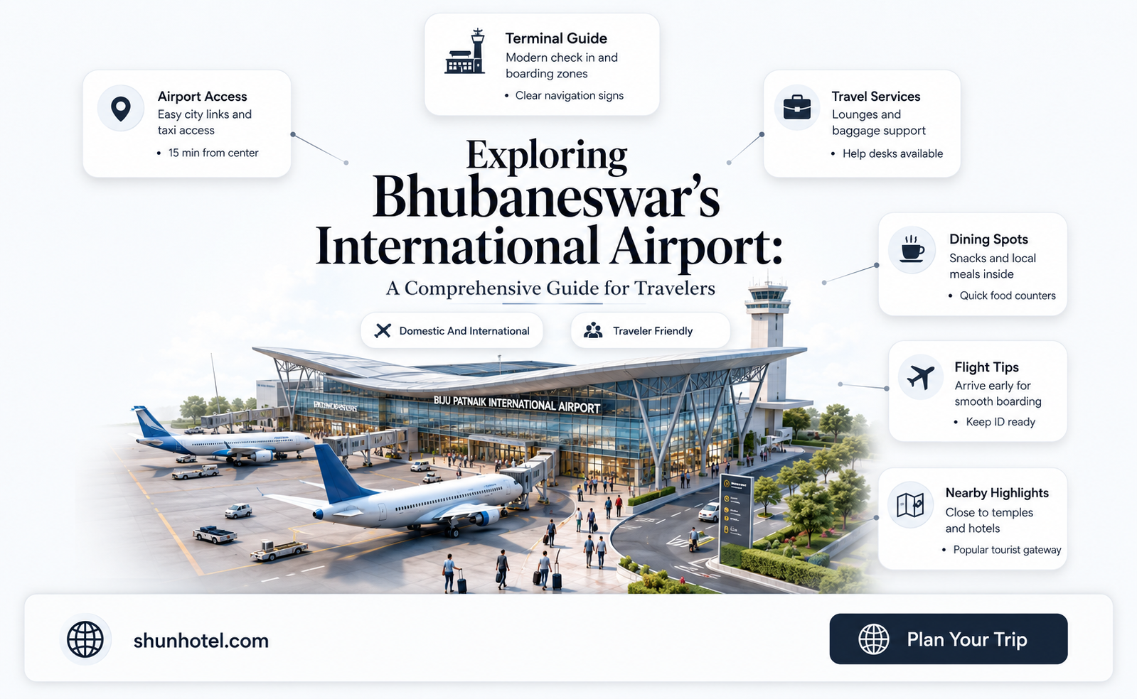 are there international airport in bhubaneswat