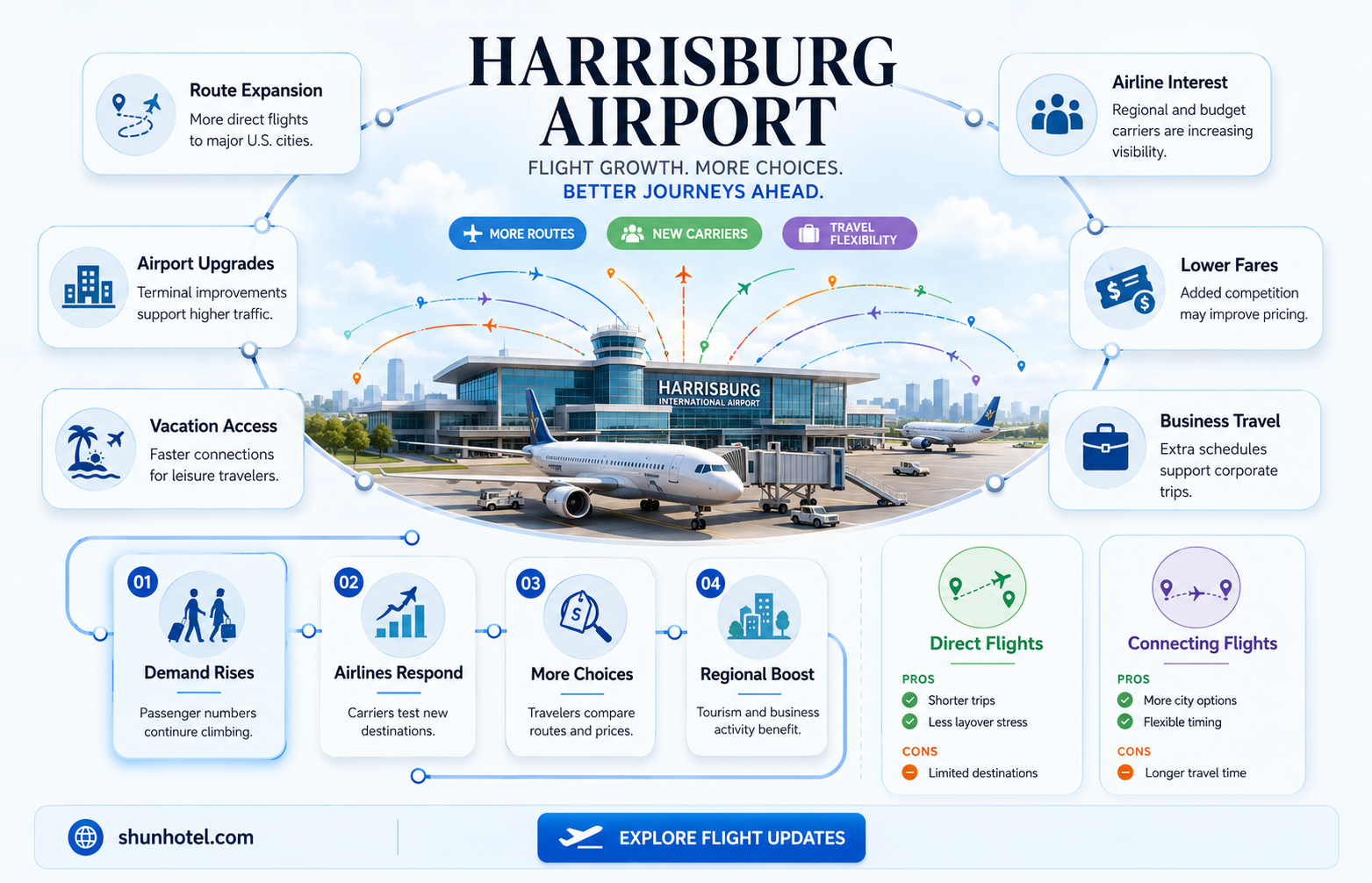 are flight getting out of harrisburg pa airport