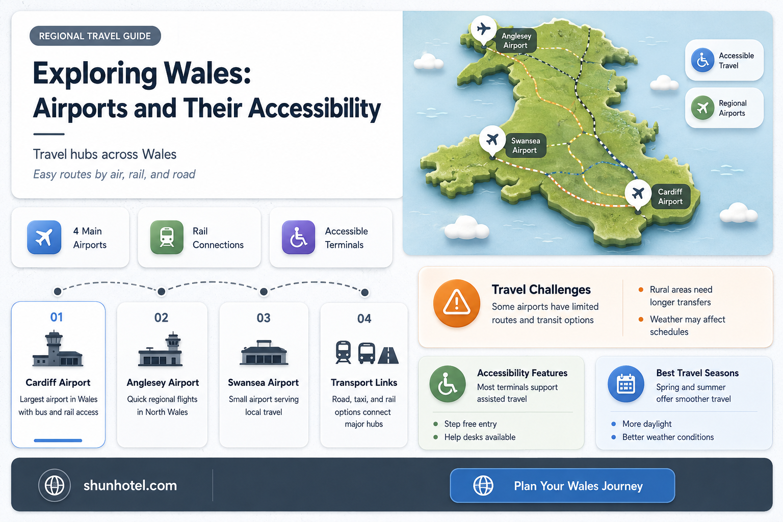 are there any airports in wales