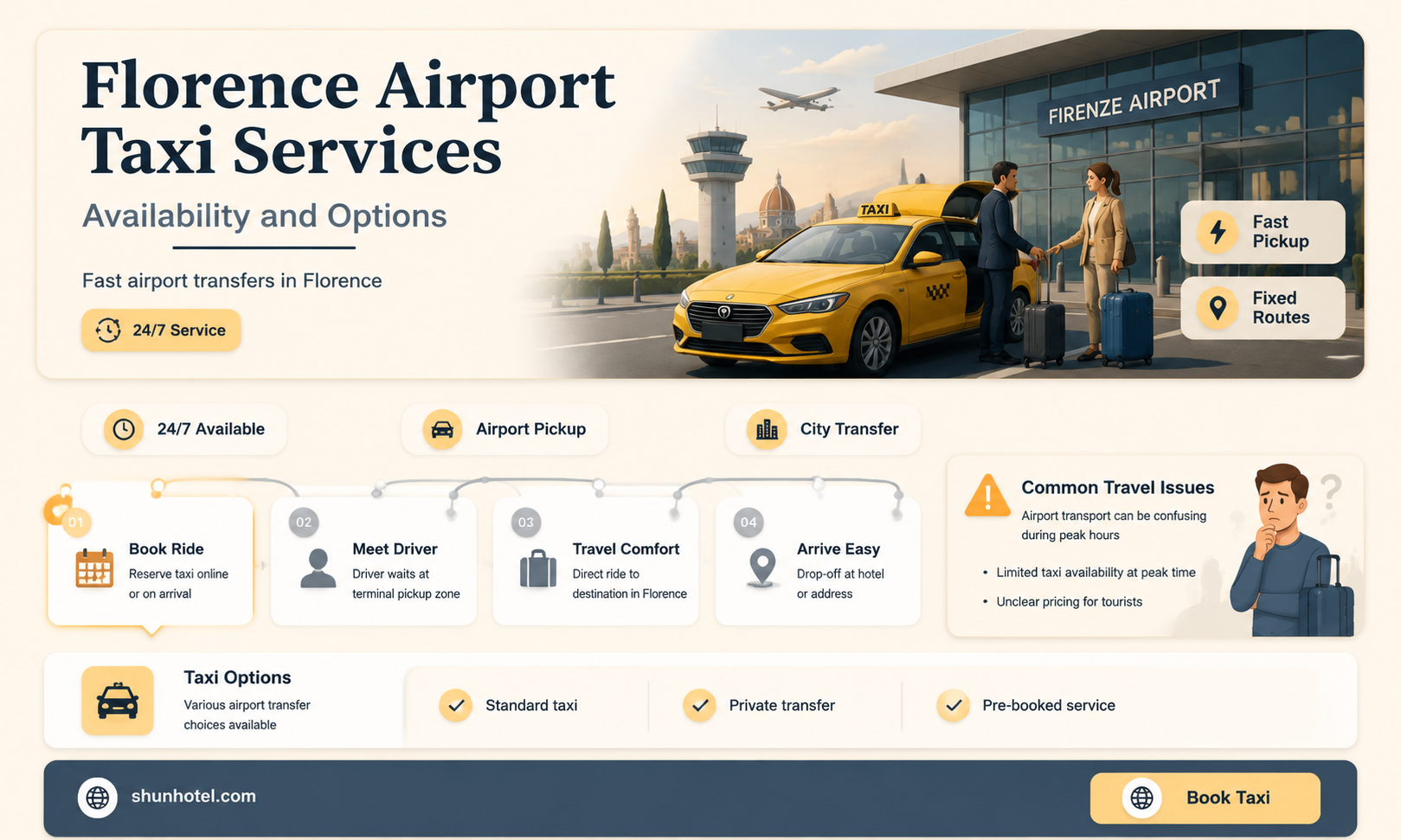 are there taxis at florence airport