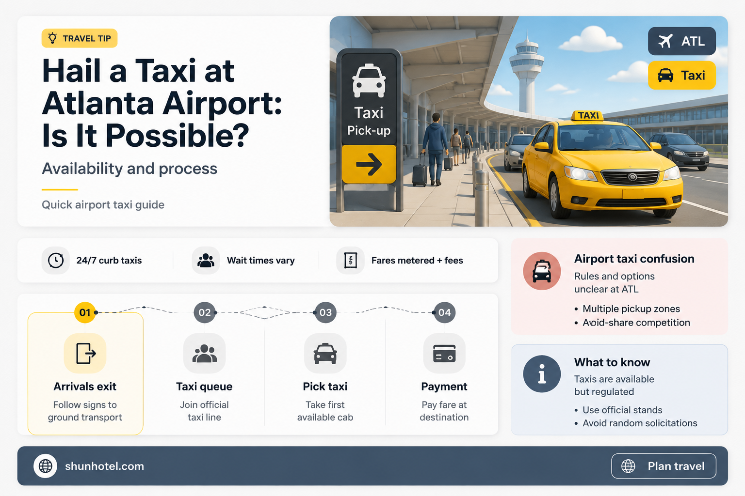 are there taxis at atlanta airport