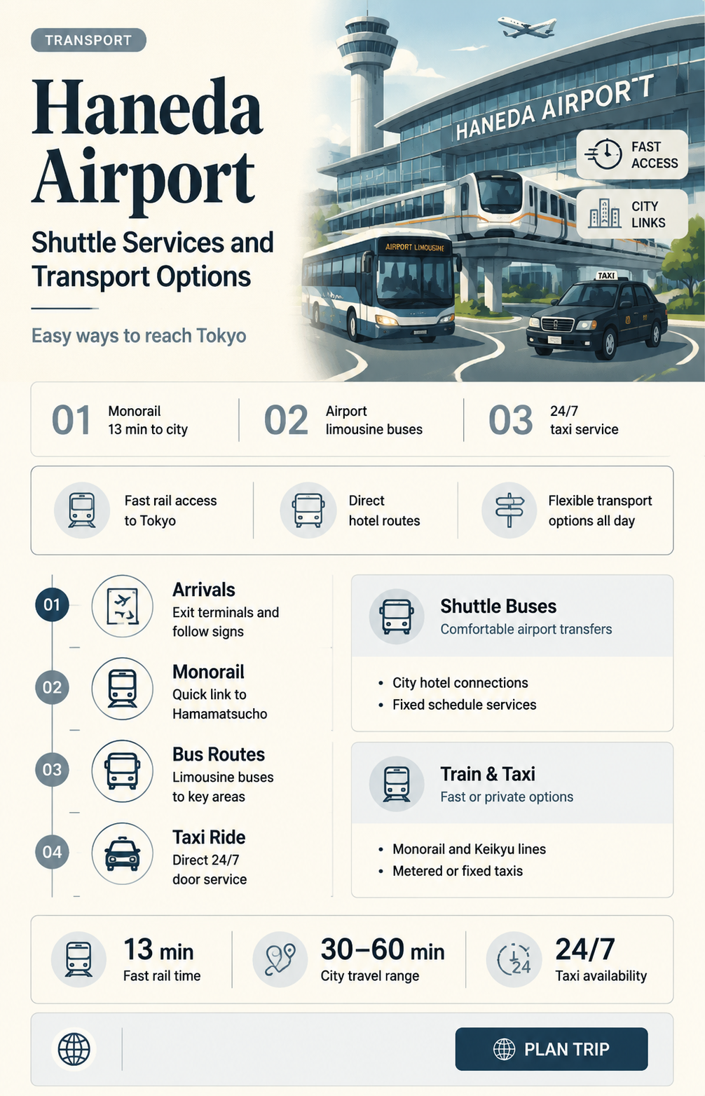 are there shuttles from haneda airport