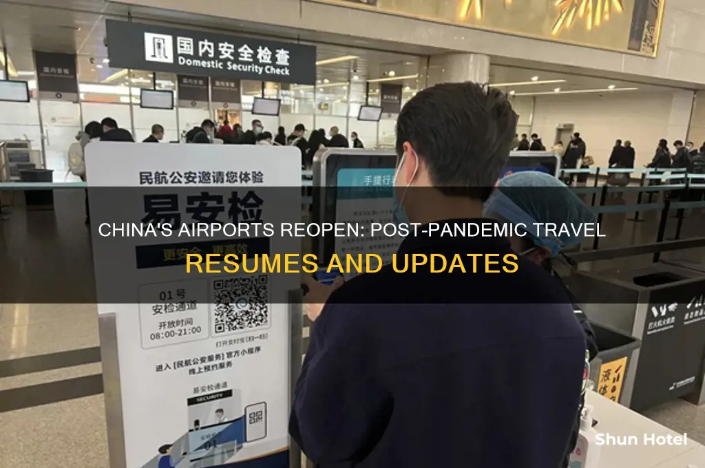 has china opened airports
