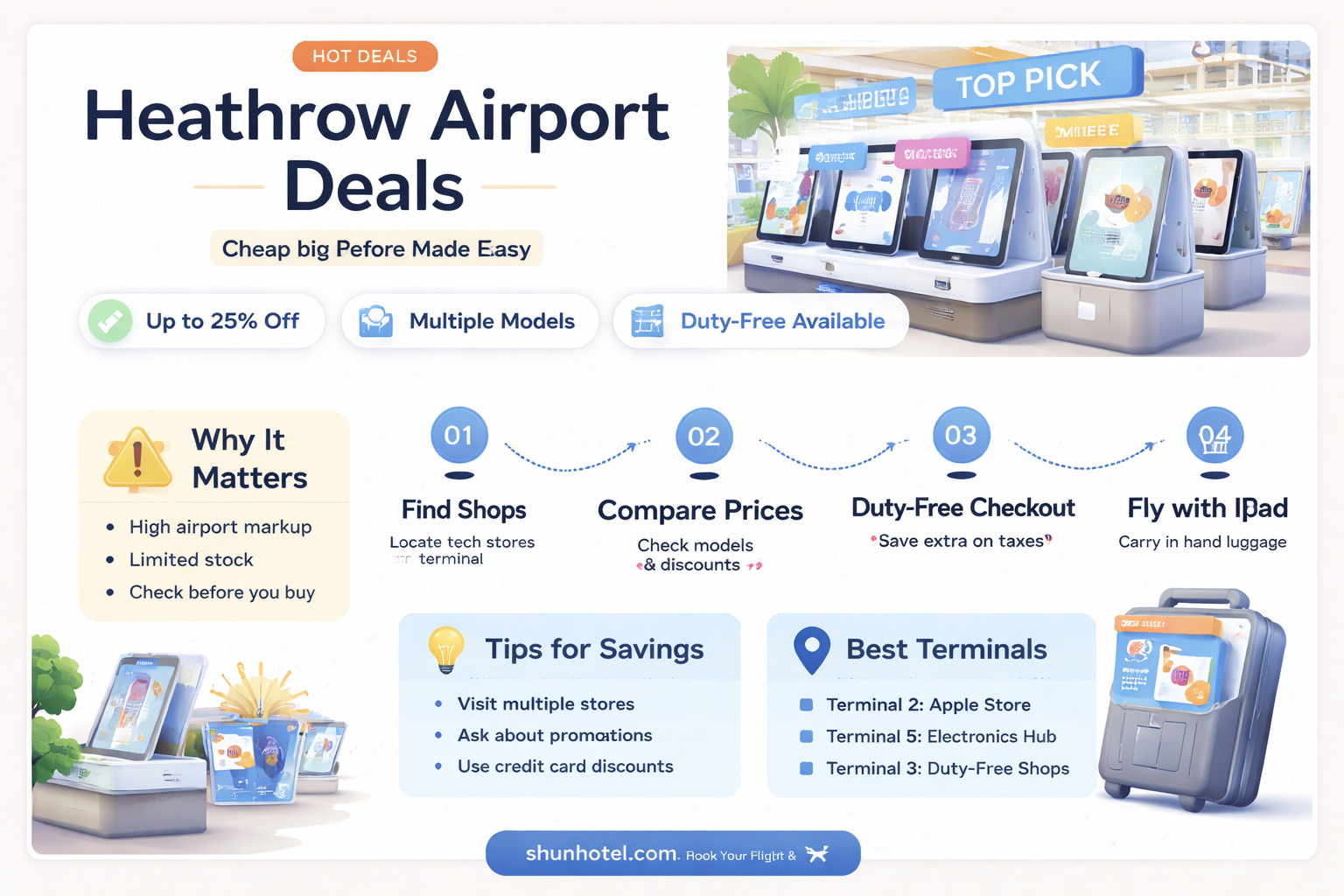 are ipads cheaper at heathrow airport