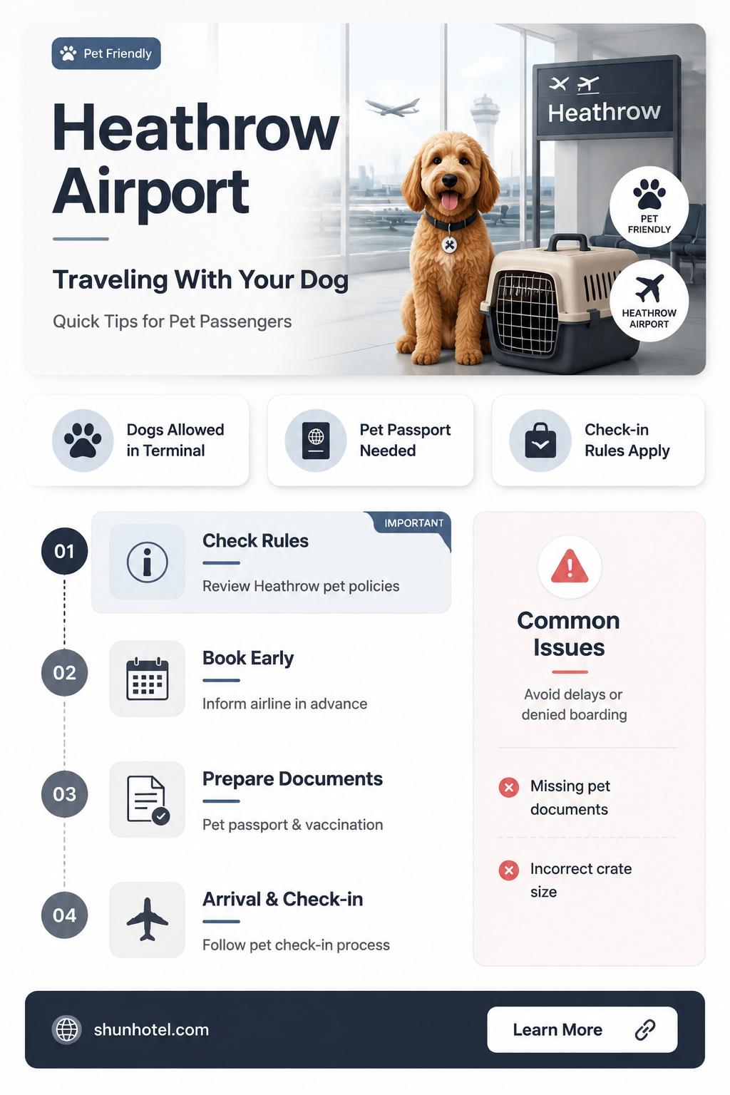 are dogs allowed at heathrow airport
