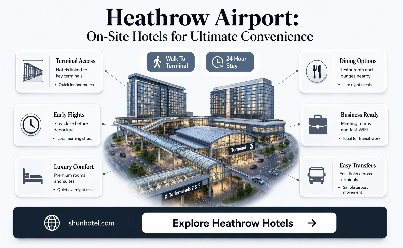 are there hotels inside heathrow airport