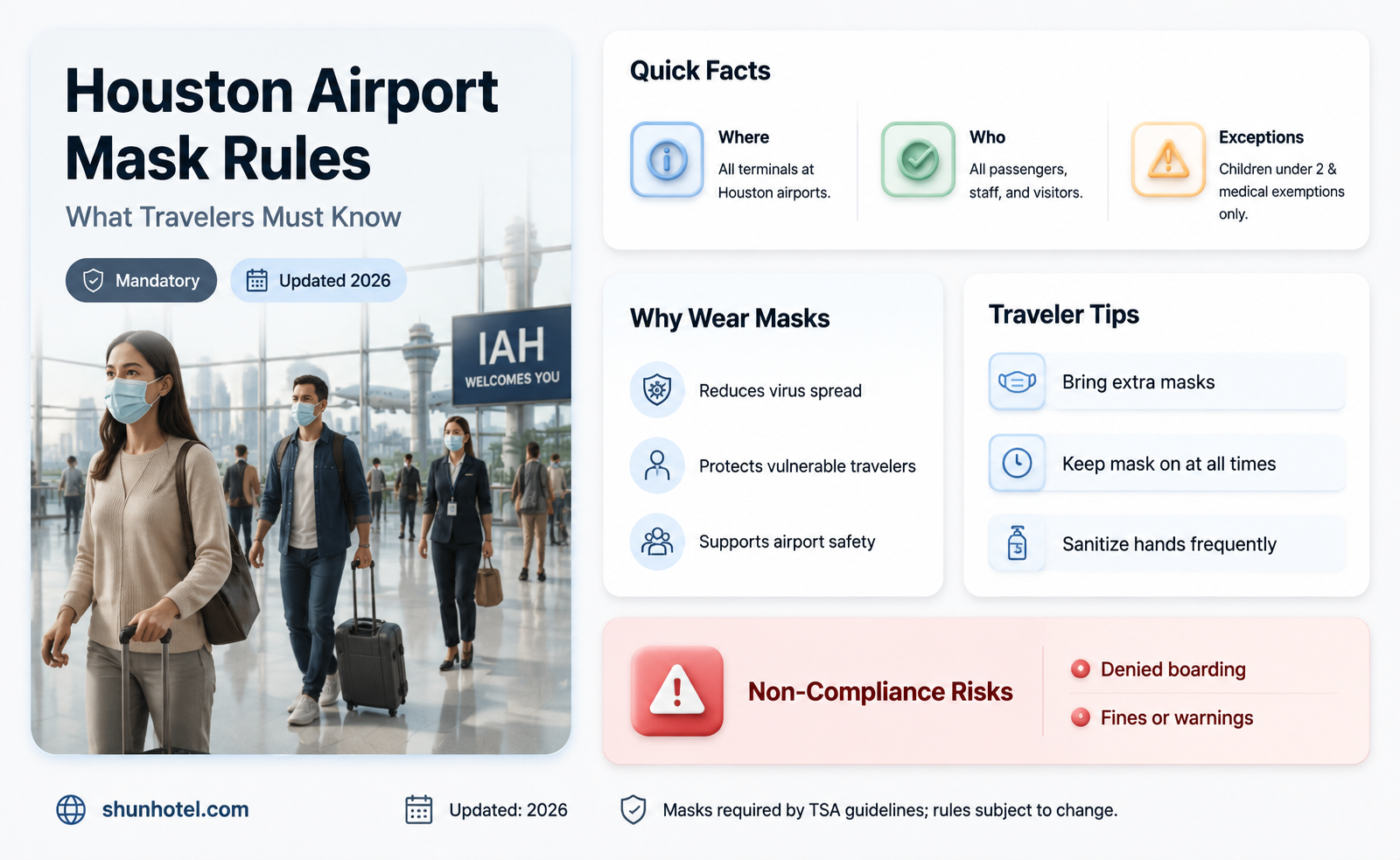 are masks required at houston airport