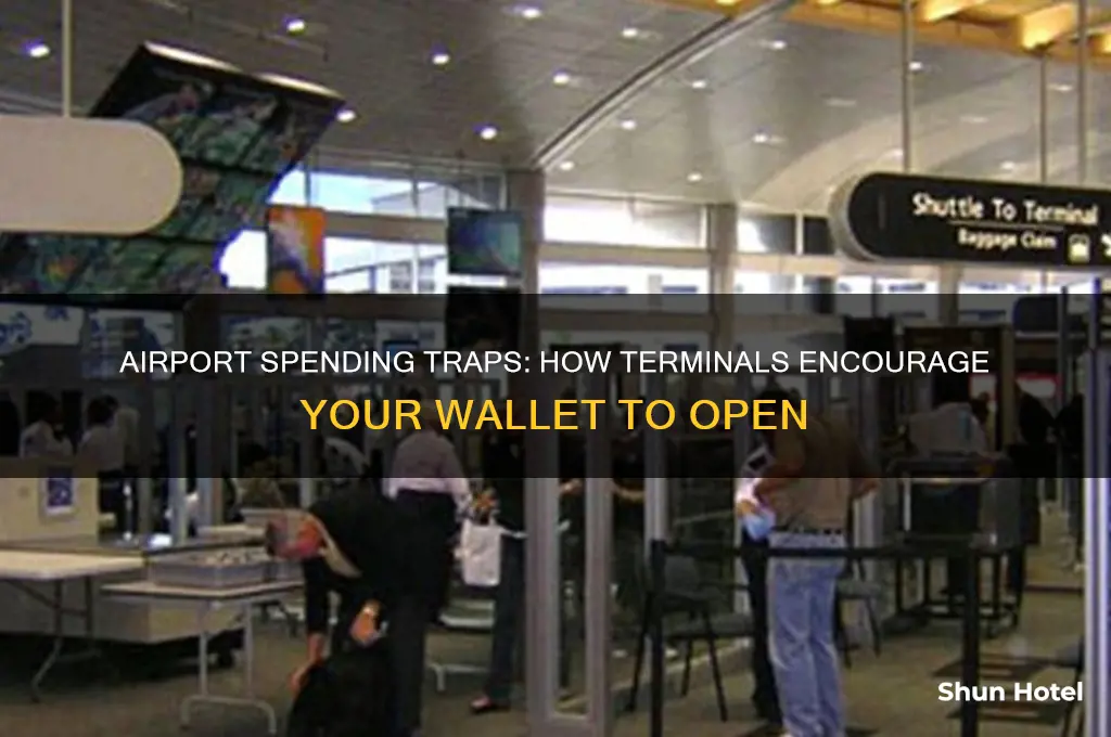 how airports get you to spend money