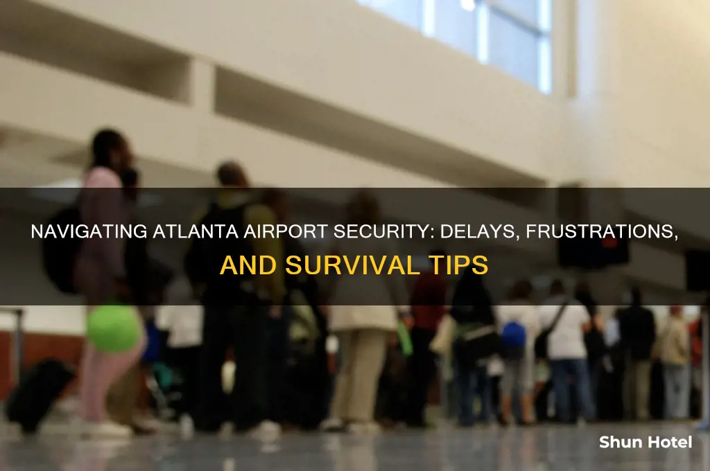 how bad is getting through atlanta airport security