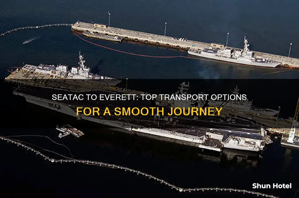 how best to get from seatac airport to everett