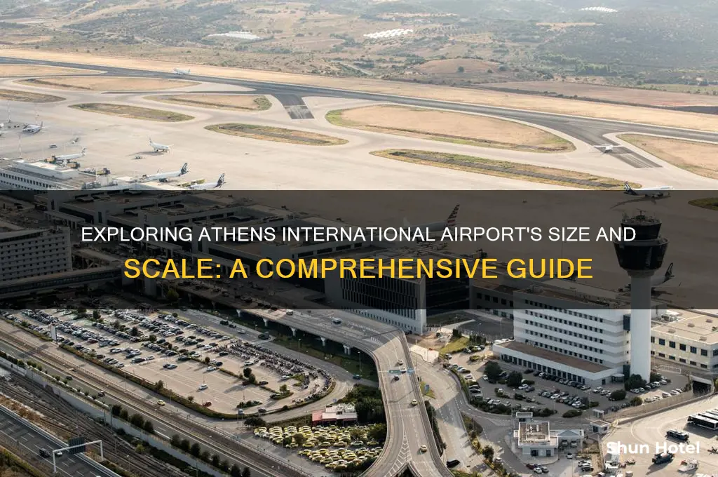 how big is athens international airport