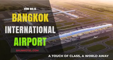 Exploring Bangkok International Airport's Massive Size and Facilities