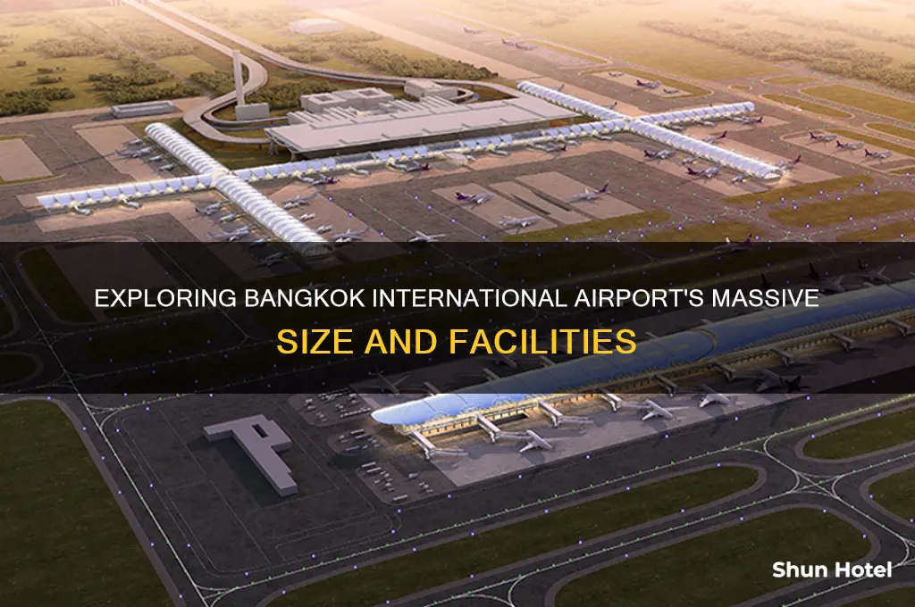 how big is bangkok international airport