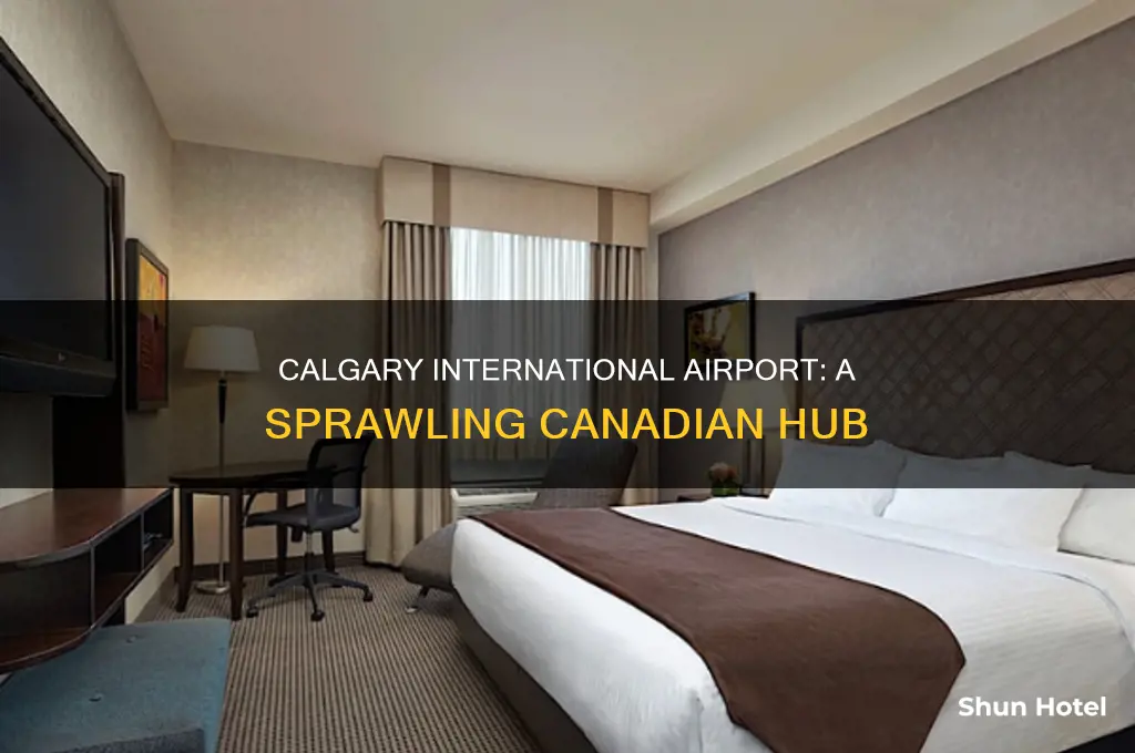 how big is calgary canada airport